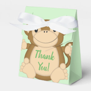 Monkey Baby Shower Jungle Favor Box