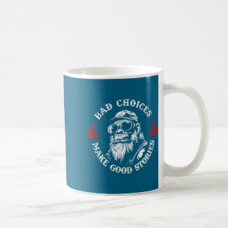 Monkey Bad Choices Make Good Stories (on Back) Coffee Mug