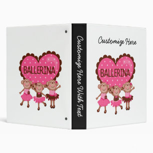 Monkey Ballet Binder