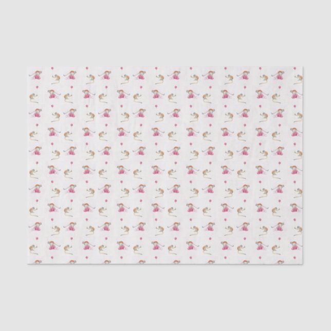Monkey baloon party Tissue Papier Paper (Front)