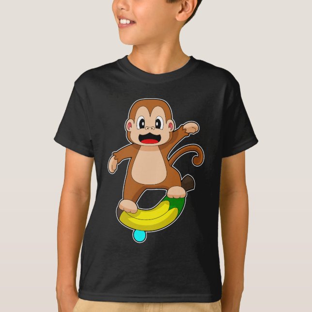 Monkey Banana Balance T-Shirt (Front)