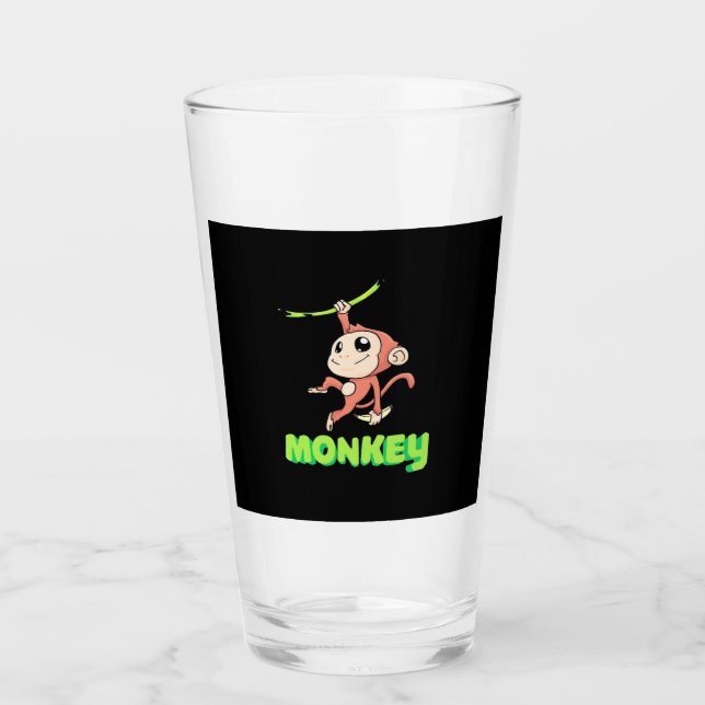 Monkey Banana Glass (Front)