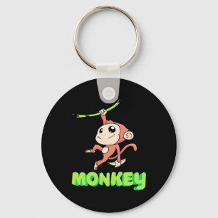 Monkey Banana Keychain