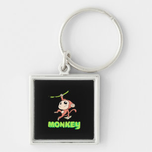 Monkey Banana Keychain