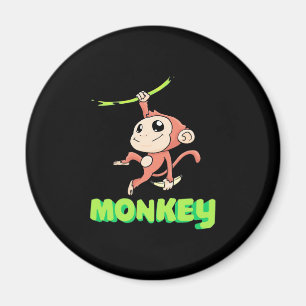 Monkey Banana Magnet