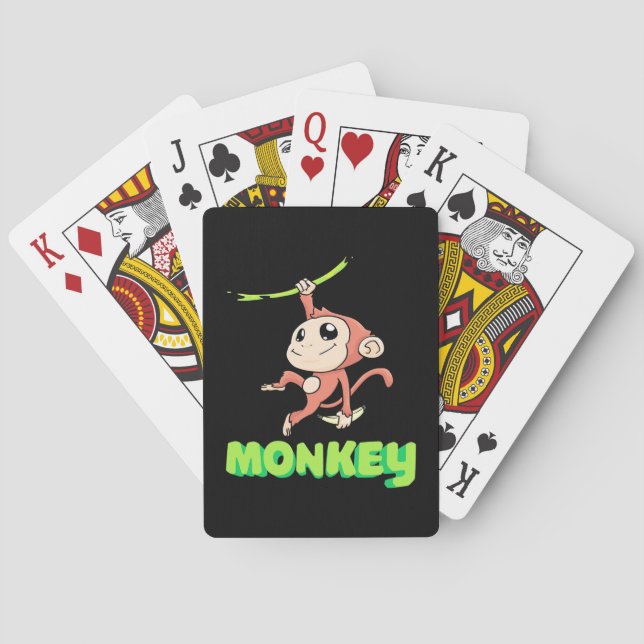Monkey Banana Playing Cards (Back)