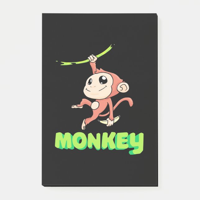 Monkey Banana Post-it Notes (Front)