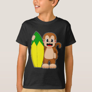 Monkey Banana Surfing T-Shirt
