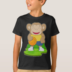 Monkey Basketball player Basketball T-Shirt