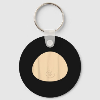 Monkey Belly Shirt Funny Halloween Keychain