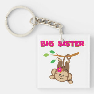 Monkey Big Sister Keychain