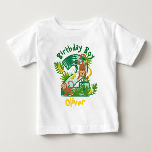 Monkey Birthday Shirt Second Monkey Birthday Boy