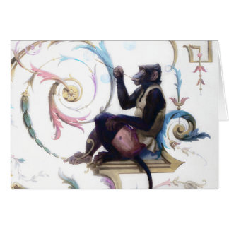 Monkey Blowing Bubbles