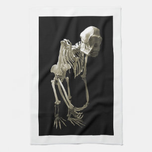 Monkey Body Bones Kitchen Towel