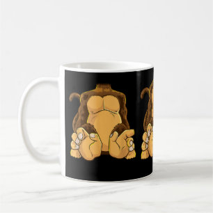 Monkey Body Costume Headless Chimpanzee Funny Ape Coffee Mug
