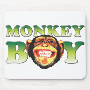 Monkey Boy Mouse Pad
