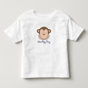 Monkey Boy T - Add a name! Toddler T-shirt