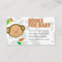 Monkey Bring a Book Baby Shower Game