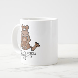 Monkey Business Large Coffee Mug