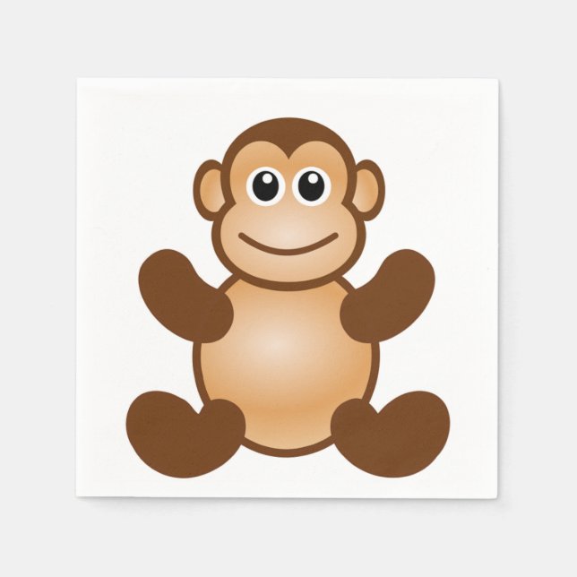 MONKEY BUSINESS NAPKIN (Front)