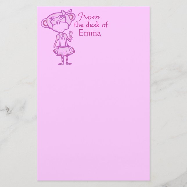 Monkey Business Stationery (Front)