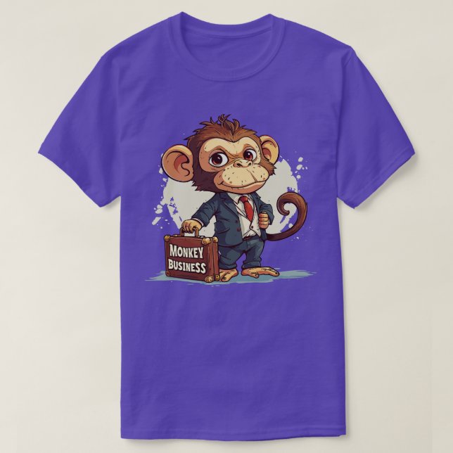 Monkey Business Tailored Success TShirt (Design Front)