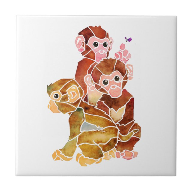 Monkey Business Tile (Front)