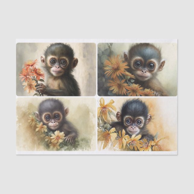Monkey Business Tissue Paper (Front)