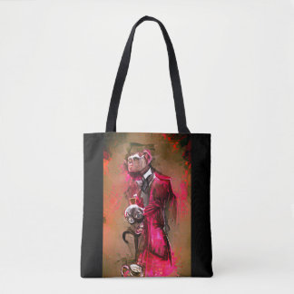 Monkey Butler Tote Bag