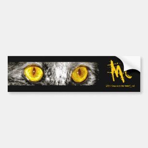 Monkey Cat Bumper Sticker