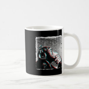 Monkey Chimp With Headphones Shirt - Edm Dj Music  Coffee Mug
