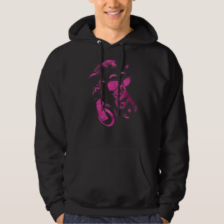 Monkey Chimp With Sunglasses And Headphones 3 Hoodie