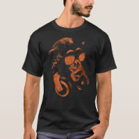 Monkey Chimp With Sunglasses And Headphones