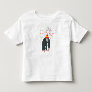 Monkey Chimpanzee Partying Animals Having a Party  Toddler T-shirt