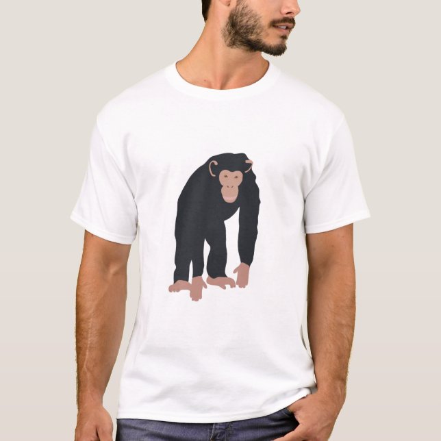 Monkey Chimpanzee  T-Shirt (Front)