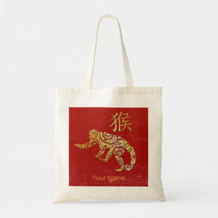 Monkey Chinese Zodiac Horoscope Constellation Sign Tote Bag