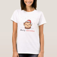 Monkey Christmas Snow Winter Animals Monkeys