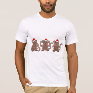 monkey Christmas T-Shirt