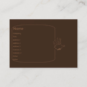 Monkey - Chubby Business Card