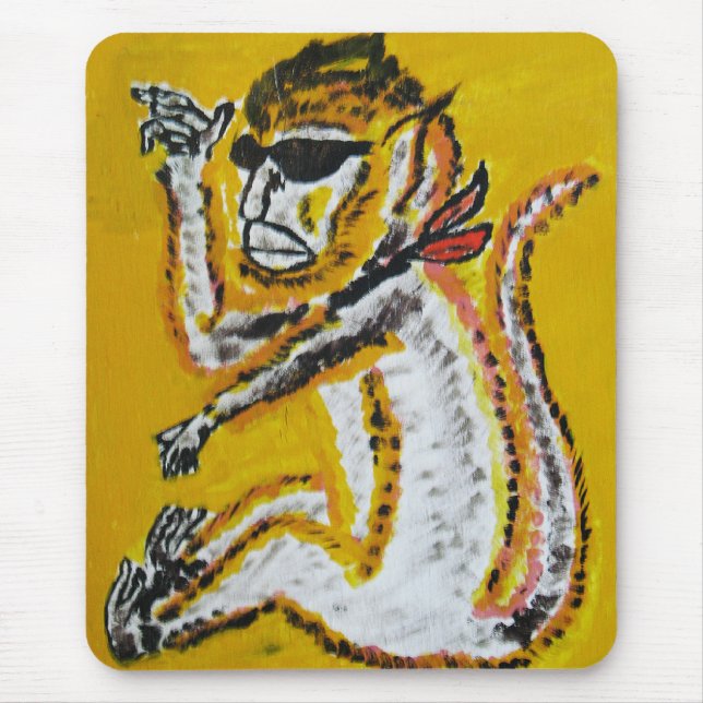 Monkey Circus Art Mouse Pad (Front)