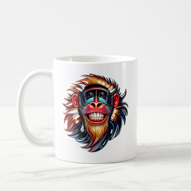 Monkey Coffee Mug (Left)