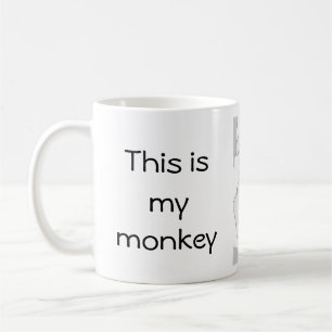monkey coffee mug