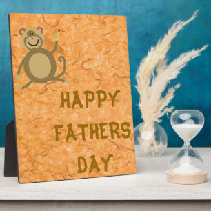 Monkey Dad Plaque