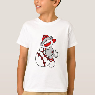 Monkey de soq avec T-shirts et cadeaux de baseball