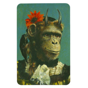 Monkey Demon Flexi Magnet