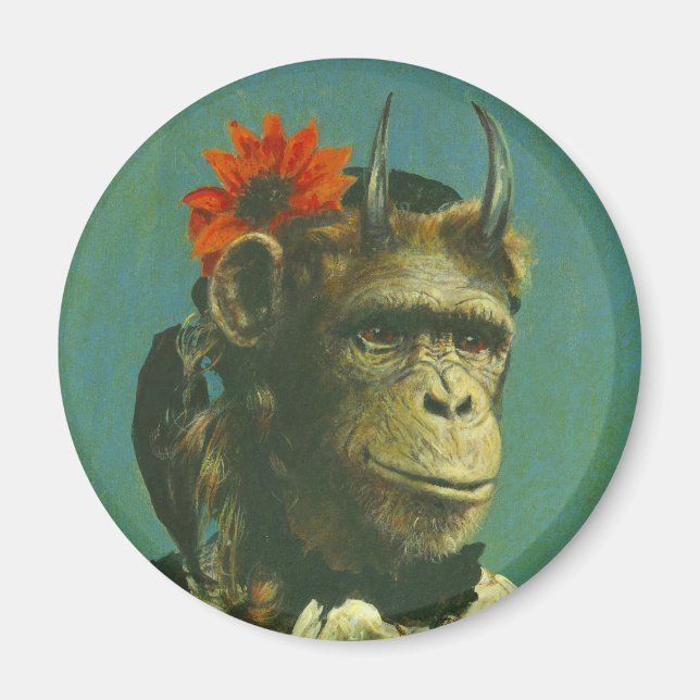 Monkey Demon Magnet (Front)