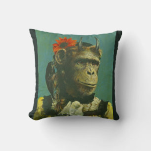 Monkey Demon Throw Cushion