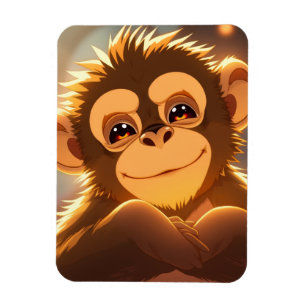 Monkey Design Magnet