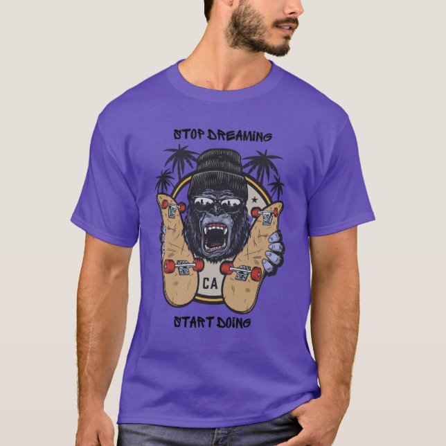 Monkey design tshirts  (Front)