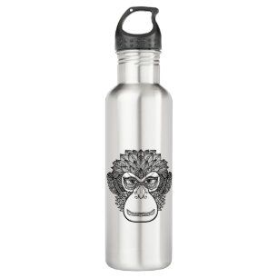 Monkey Doodle Face 710 Ml Water Bottle